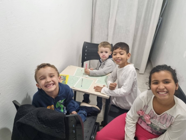 Atividade das Crianças na Evangelização Infantil 
