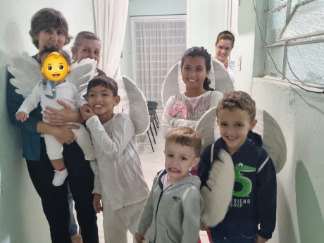 Atividade das Crianças na Evangelização Infantil 